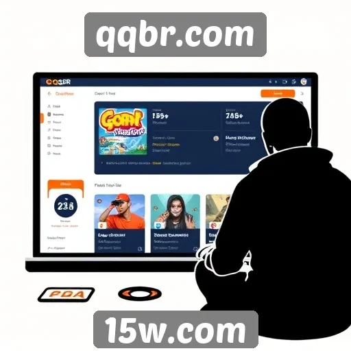 Análise da interface do usuário no qqbr.com